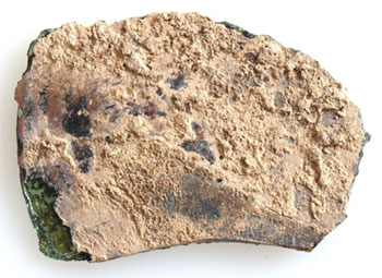 Historic glass fragment