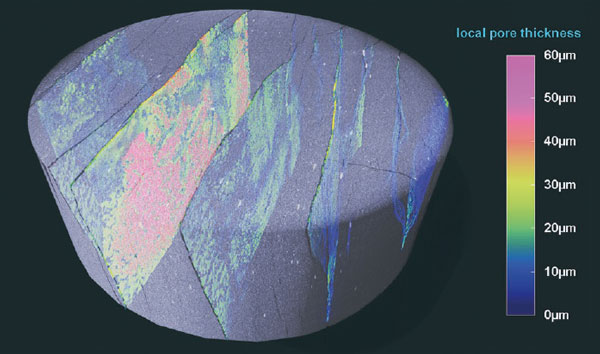 Nano-CT image of shale
